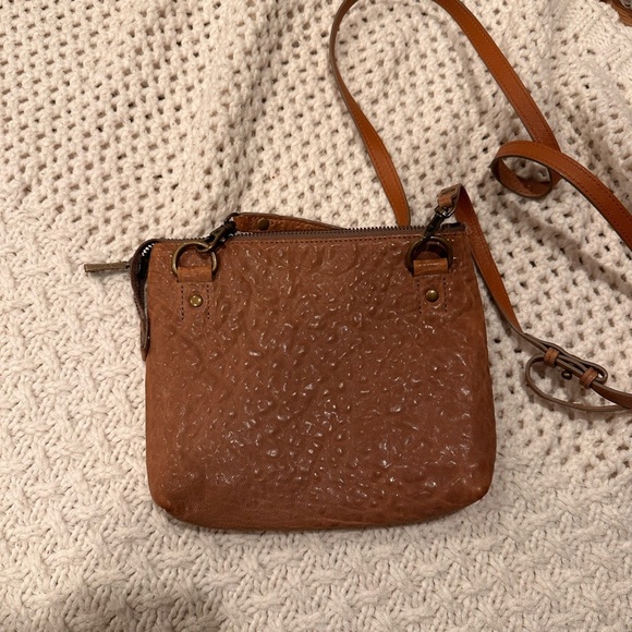 WILLI EST.1981 LEATHER CROSSBODY Bag TAN - Picture 1 of 11